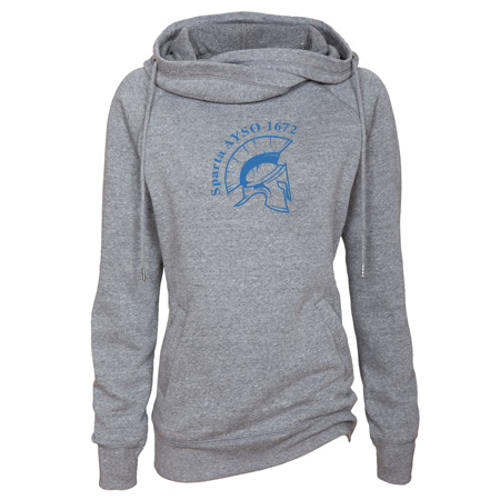 Sparta AYSO Ladies Classic Fleece Funnel Neck Pullover Hood - Image 9