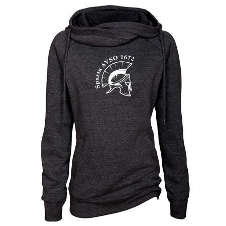 Sparta AYSO Ladies Classic Fleece Funnel Neck Pullover Hood - Image 15