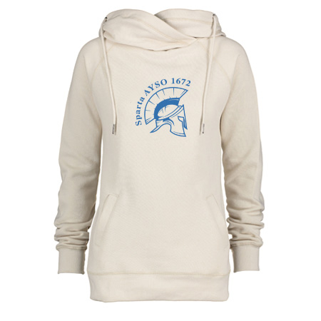 Sparta AYSO Ladies Classic Fleece Funnel Neck Pullover Hood - Image 23