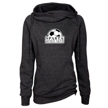 Sparta AYSO Ladies Classic Fleece Funnel Neck Pullover Hood - Image 29