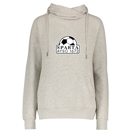 Sparta AYSO Ladies Classic Fleece Funnel Neck Pullover Hood - Image 35
