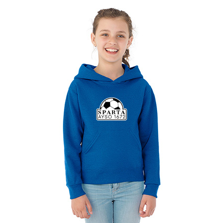 Sparta AYSO Youth NuBlend® Youth Hooded Sweatshirt - Image 14