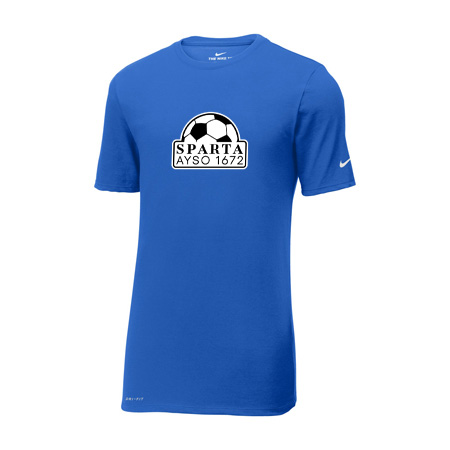 Sparta AYSO Nike Dri-FIT Cotton/Poly Tee - Image 4