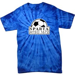 Alternative view of Sparta AYSO Spider Tie Dye T-Shirt