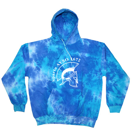 Sparta AYSO Adult Tie Dye Fleece Pullover - Image 5