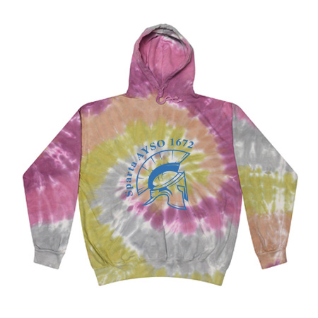 Sparta AYSO Adult Tie Dye Fleece Pullover - Image 27