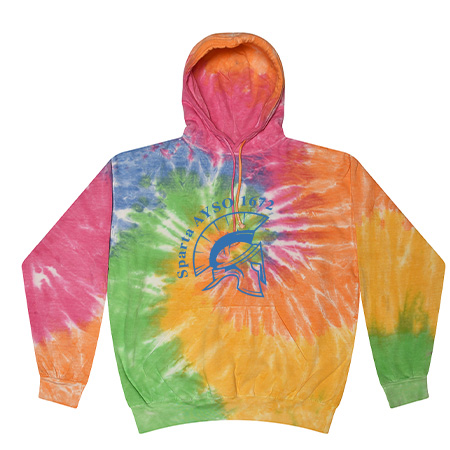 Sparta AYSO Adult Tie Dye Fleece Pullover - Image 45
