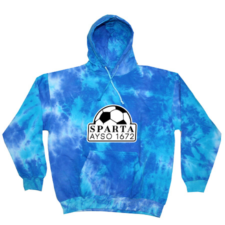 Sparta AYSO Adult Tie Dye Fleece Pullover - Image 9