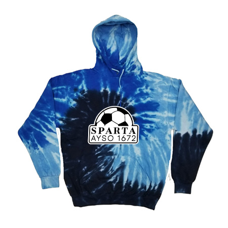 Sparta AYSO Adult Tie Dye Fleece Pullover - Image 54