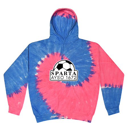 Sparta AYSO Adult Tie Dye Fleece Pullover - Image 50