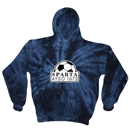 Sparta AYSO Adult Tie Dye Fleece Pullover - Image 2