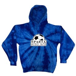 Alternative view of Sparta AYSO Youth Youth Tie Dye Fleece Pullover