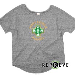 Alternative view of Saint Patrick Parnell Ladies Triblend Flowy Tee