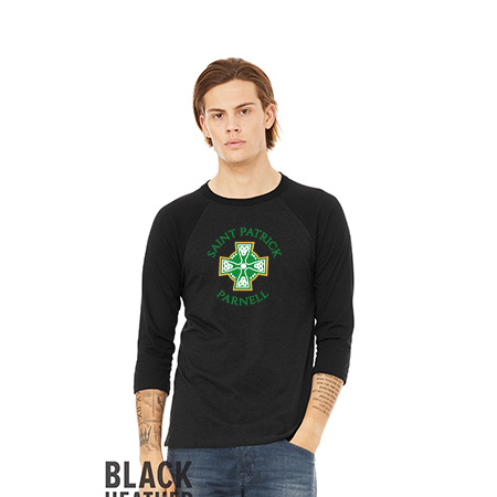 Saint Patrick Parnell Unisex 3/4 Sleeve Baseball Tee - Image 16
