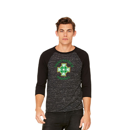 Saint Patrick Parnell Unisex 3/4 Sleeve Baseball Tee - Image 28