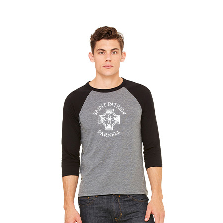 Saint Patrick Parnell Unisex 3/4 Sleeve Baseball Tee - Image 19