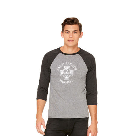 Saint Patrick Parnell Unisex 3/4 Sleeve Baseball Tee - Image 22