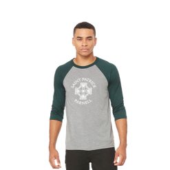 Saint Patrick Parnell Unisex 3/4 Sleeve Baseball Tee
