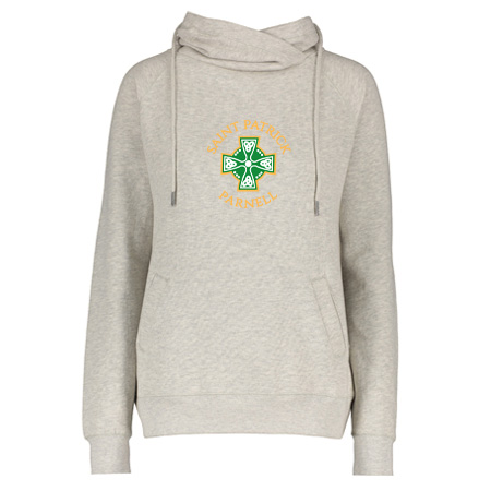 Saint Patrick Parnell Ladies Classic Fleece Funnel Neck Pullover Hood - Image 22