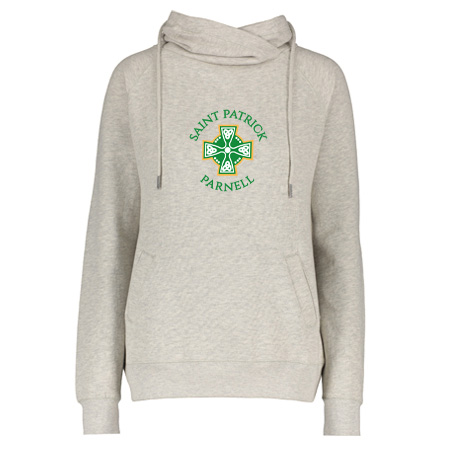Saint Patrick Parnell Ladies Classic Fleece Funnel Neck Pullover Hood - Image 23