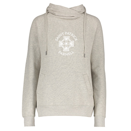 Saint Patrick Parnell Ladies Classic Fleece Funnel Neck Pullover Hood - Image 12