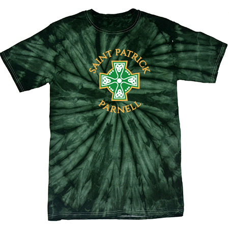 Saint Patrick Parnell Spider Tie Dye T-Shirt - Image 2