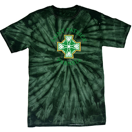 Saint Patrick Parnell Spider Tie Dye T-Shirt - Image 4