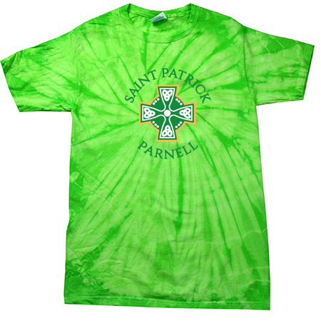 Saint Patrick Parnell Spider Tie Dye T-Shirt - Image 5