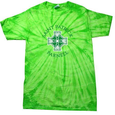 Saint Patrick Parnell Youth Youth Spider Tie Dye T-Shirt - Image 8