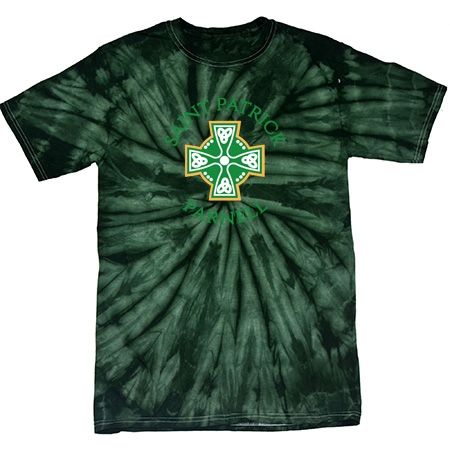 Saint Patrick Parnell Youth Youth Spider Tie Dye T-Shirt - Image 3