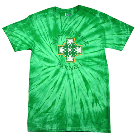 Saint Patrick Parnell Youth Youth Spider Tie Dye T-Shirt - Image 13