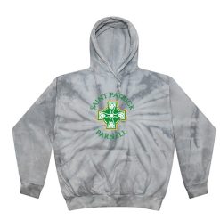 Alternative view of Saint Patrick Parnell Youth Youth Tie Dye Fleece Pullover