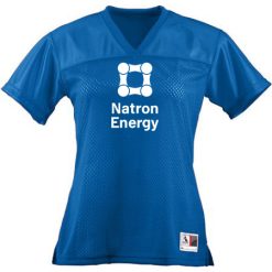 Natron Energy Ladies Junior Fit Replica Football Tee