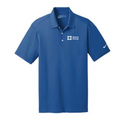 Alternative view of Natron Energy Adult Nike Dri-FIT Vertical Mesh Polo