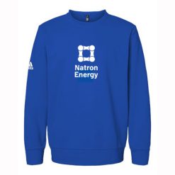 Alternative view of Natron Energy Adidas Fleece Crewneck Sweatshirt