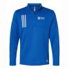 Natron Energy Adult Adidas 3-Stripes Double Knit Quarter-Zip Pullover