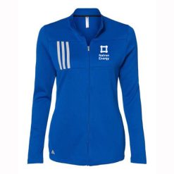 Natron Energy Ladies Adidas 3-Stripes Double Knit Full Zip Pullover
