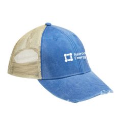 Alternative view of Natron Energy Heathered/Distressed Ollie Cap