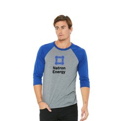 Natron Energy Unisex 3/4 Sleeve Baseball Tee