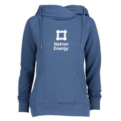 Alternative view of Natron Energy Ladies Classic Fleece Funnel Neck Pullover Hood