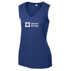Natron Energy Ladies Ladies Sleeveless PosiCharge® Competitor™ V-Neck Tee