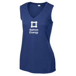 Alternative view of Natron Energy Ladies Ladies Sleeveless PosiCharge® Competitor™ V-Neck Tee