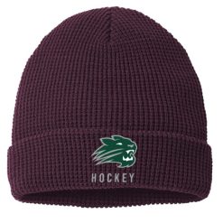 Alternative view of Jenison Hockey Waffle Cuff Beanie