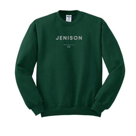 Jenison Hockey JERZEES® - NuBlend® Crewneck Sweatshirt - Image 2