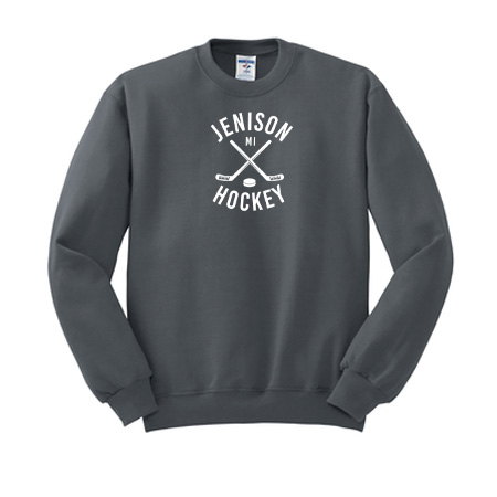 Jenison Hockey JERZEES® - NuBlend® Crewneck Sweatshirt - Image 25