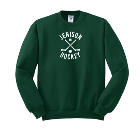 Jenison Hockey JERZEES® - NuBlend® Crewneck Sweatshirt - Image 4