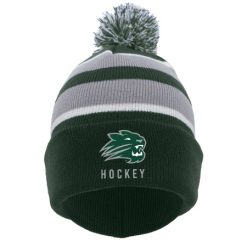 Jenison Hockey KNIT FOLD OVER POM-POM BEANIE