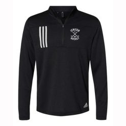 Jenison Hockey Adult Adidas 3-Stripes Double Knit Quarter-Zip Pullover