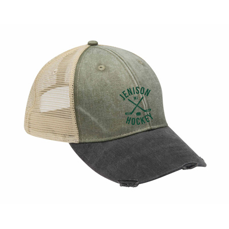 Jenison Hockey Heathered/Distressed Ollie Cap - Image 12
