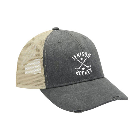 Jenison Hockey Heathered/Distressed Ollie Cap - Image 19